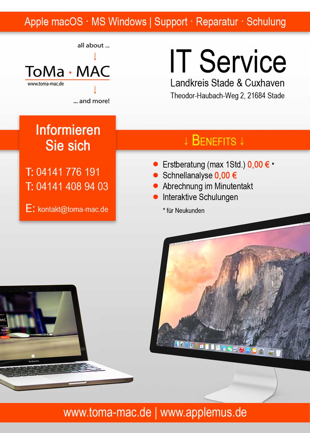 Schulung Toma Mac It Service Landkreis Stade